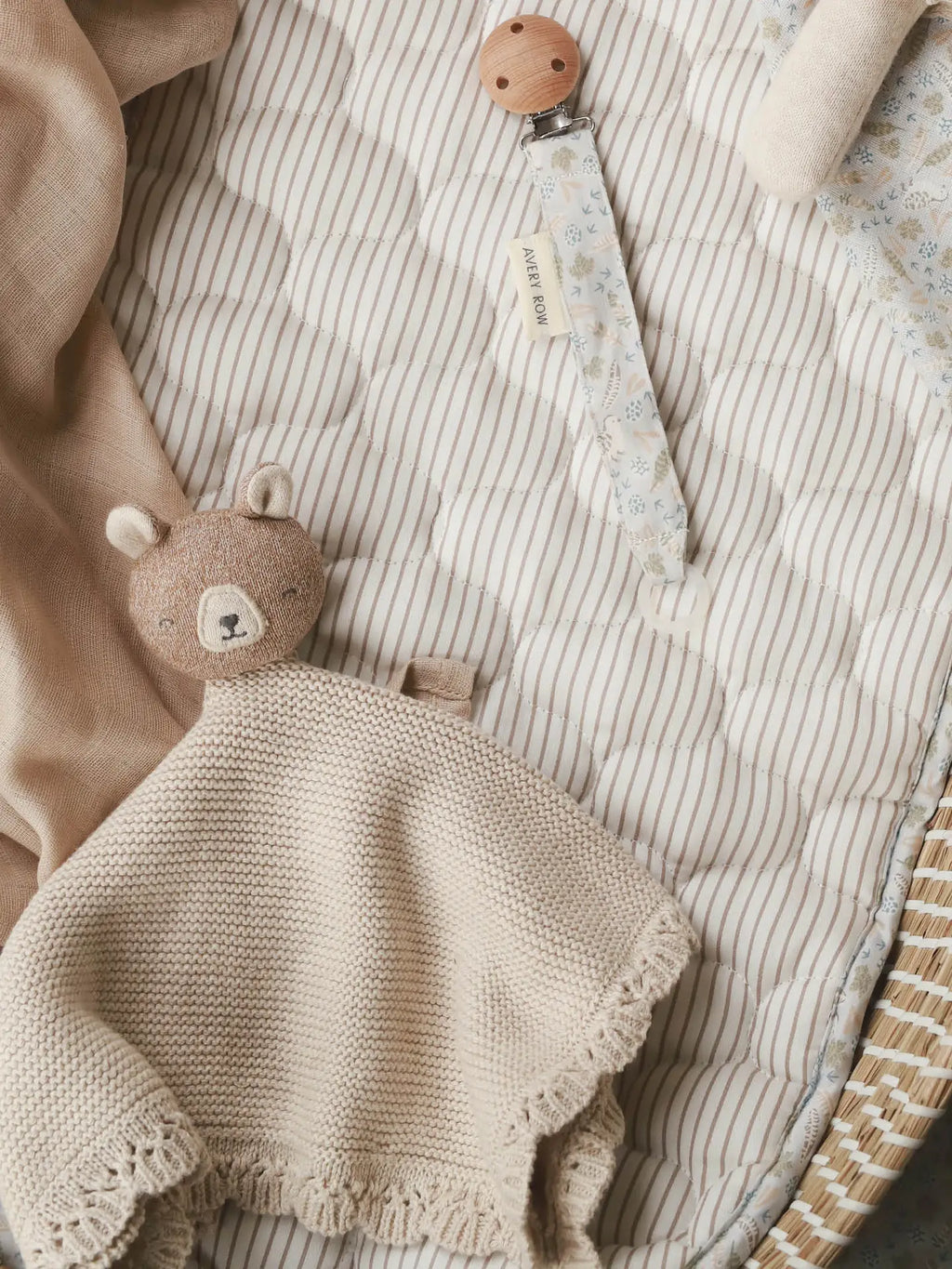 Avery Row - Cuddle Cloth - Brave Bear