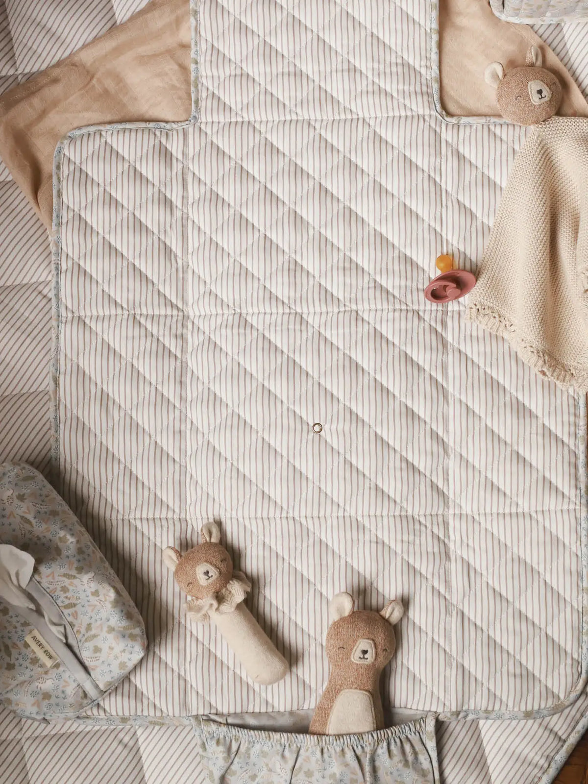 Avery Row - Cuddle Cloth - Brave Bear