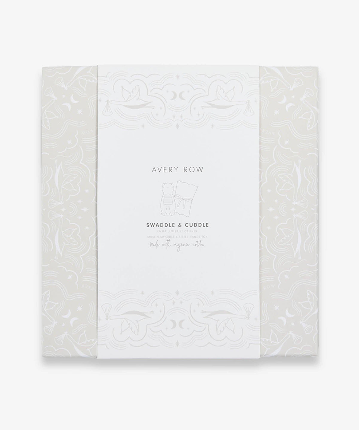 Avery Row - Swaddle & Cuddle New Baby Gift Set - Riverbank