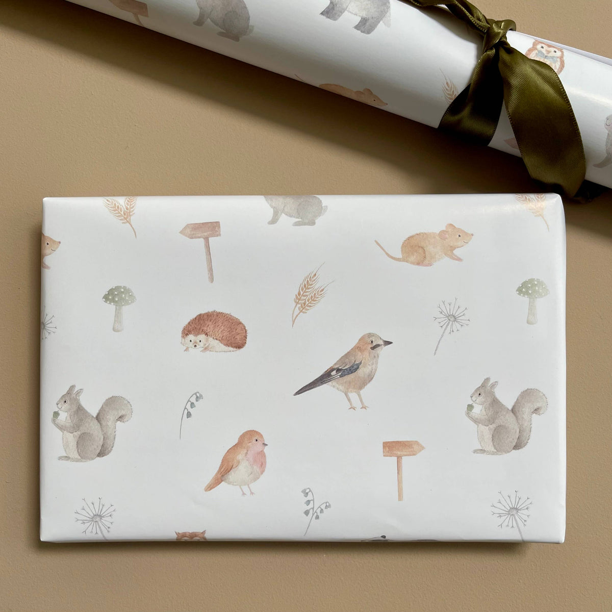 Gift Wrap Sheet - Woodland