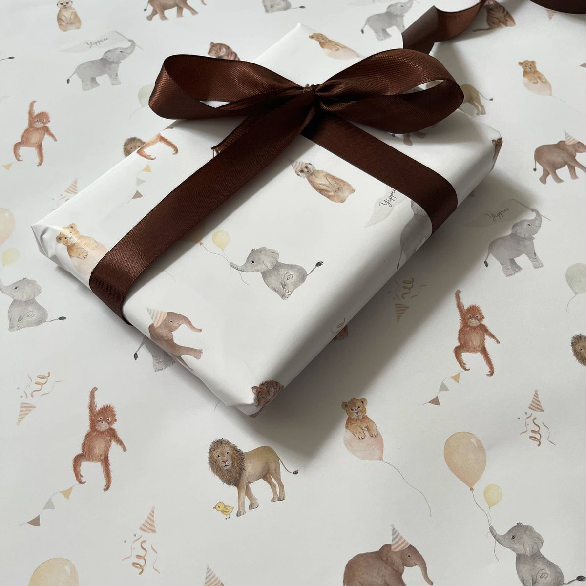 Gift Wrap Sheet - Safari