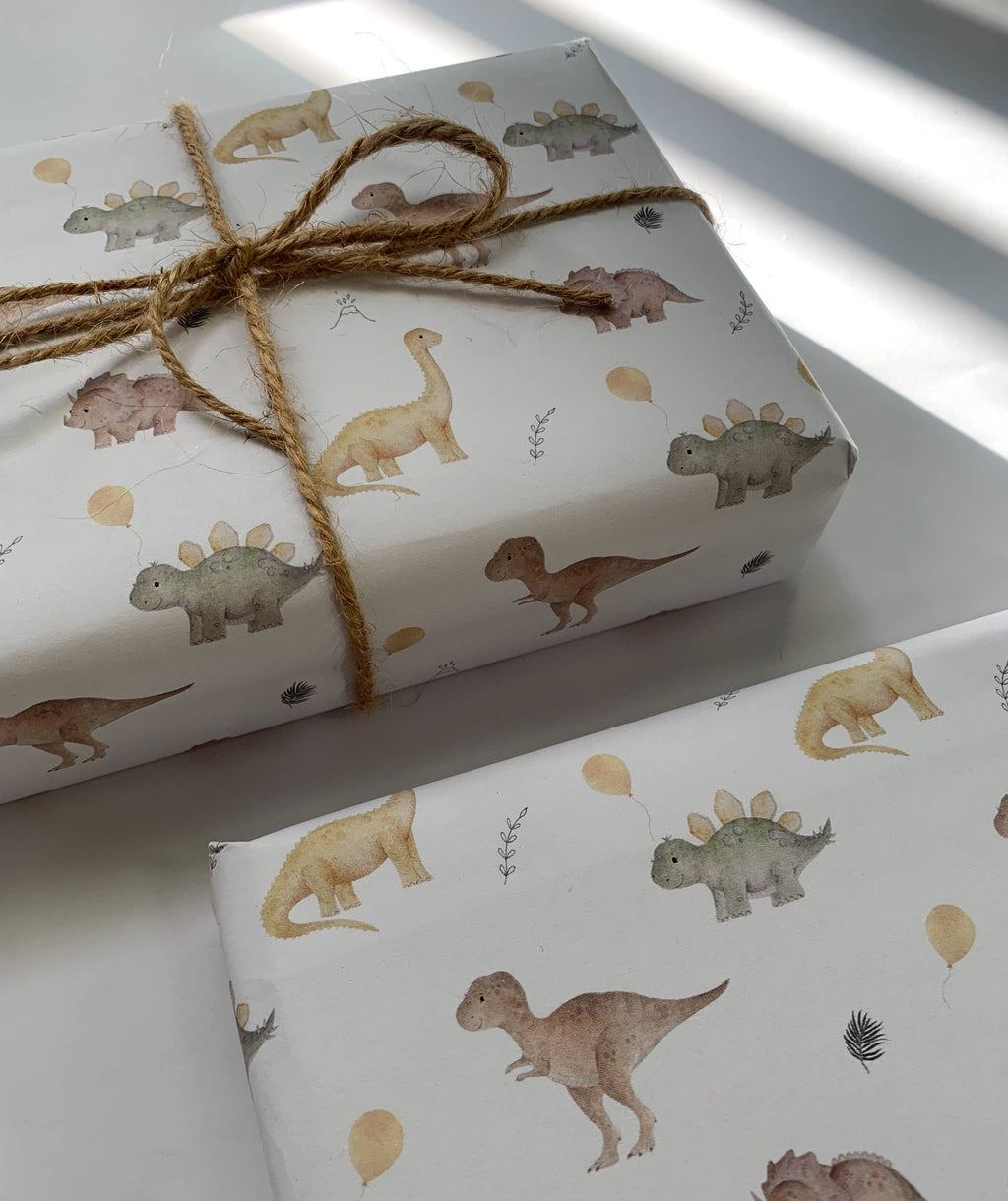 Gift Wrap Sheet - Dinosaur