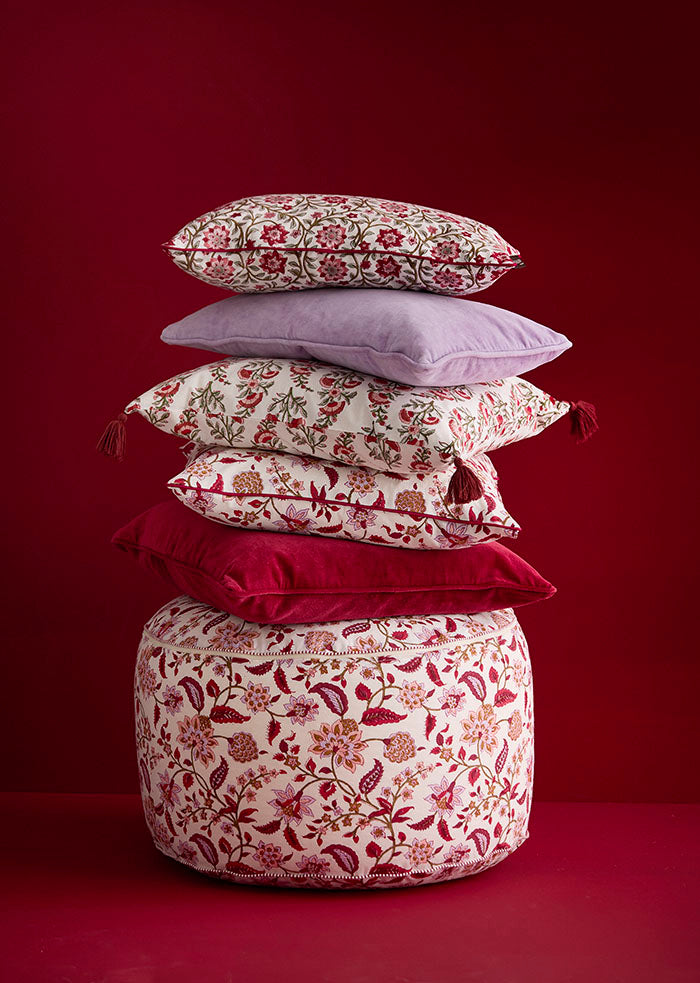 Bungalow Cushion Cover 60x60 - Gita Ruby