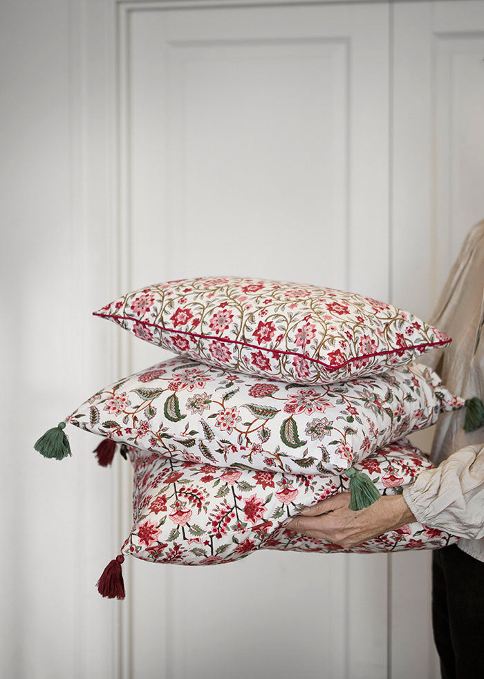 Bungalow Cushion Cover 60x60 - Gita Ruby