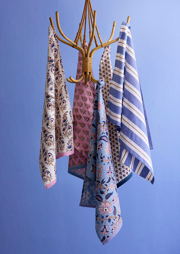 Bungalow Tea Towel - Palermo Azur