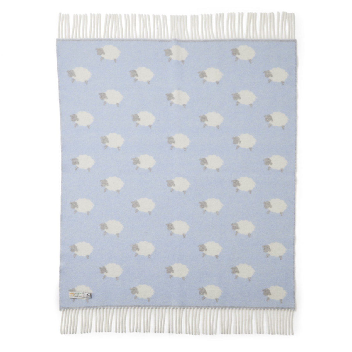 Merino Wool Baby Blanket - Sheep