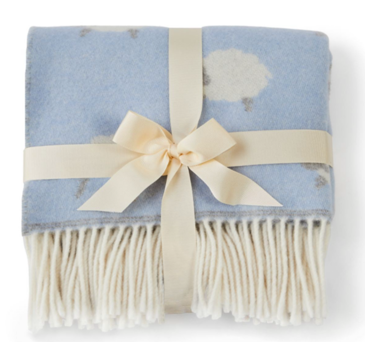 Merino Wool Baby Blanket - Sheep