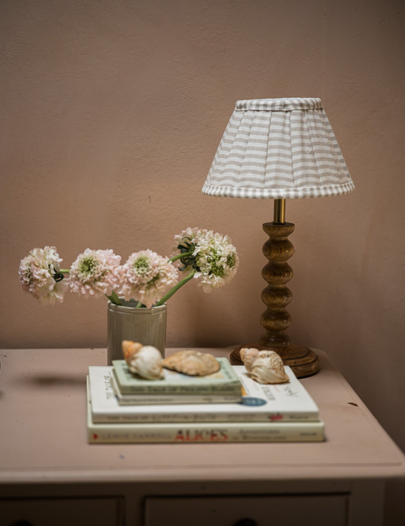 The Bobbin Table Lamp Base - Natural