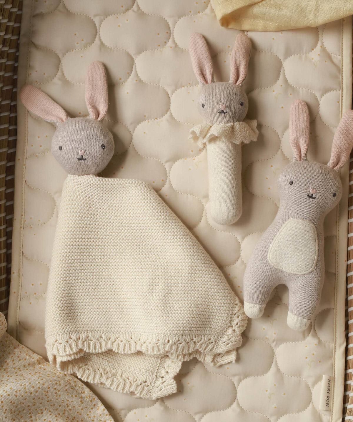 Avery Row - Cuddle Cloth - Blushing Bunny