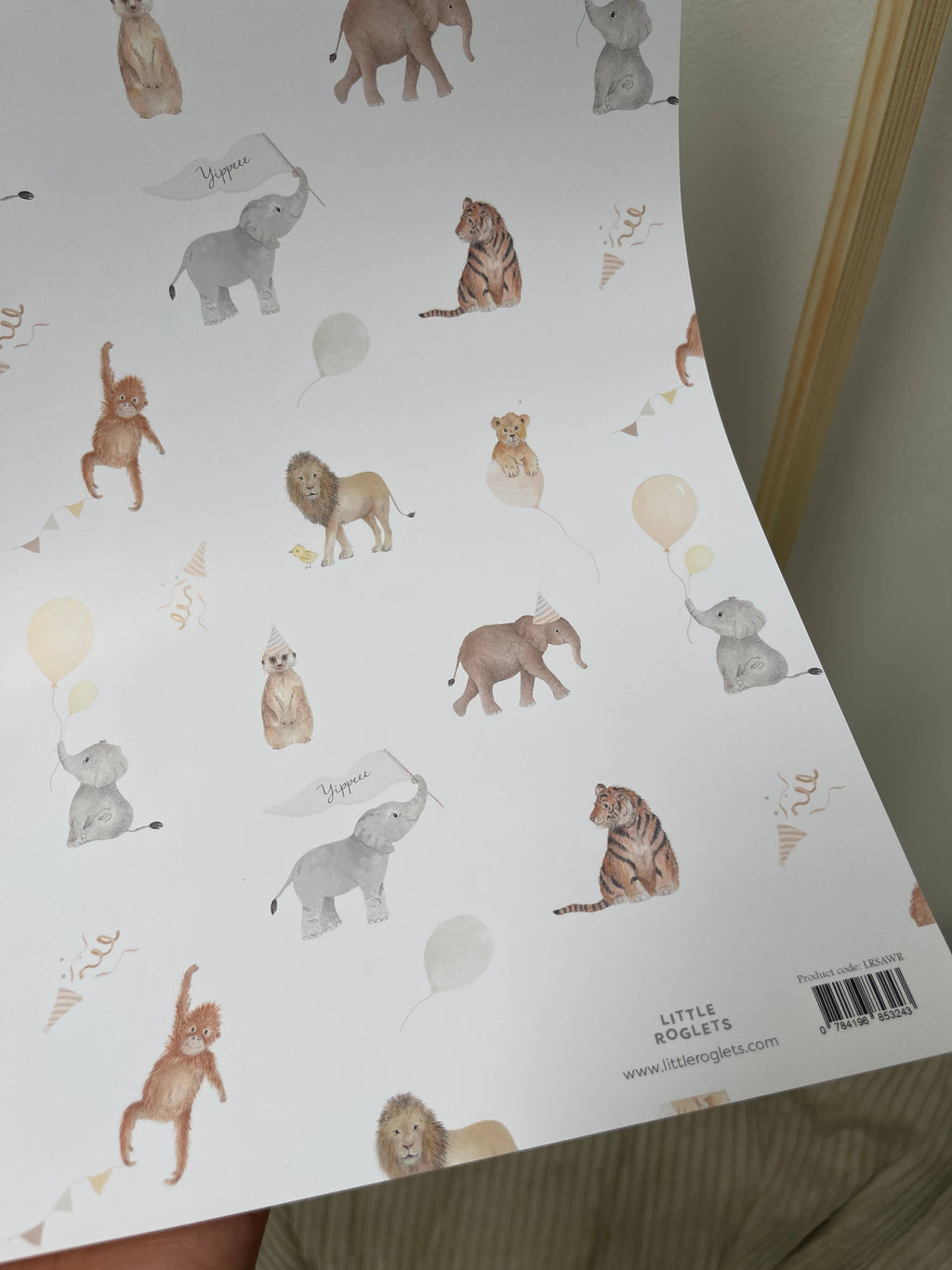 Gift Wrap Sheet - Safari