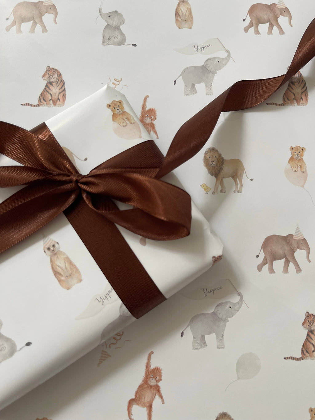 Gift Wrap Sheet - Safari