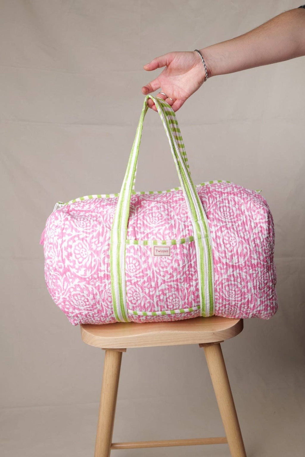 Weekend Bag - Pink Abstract Floral