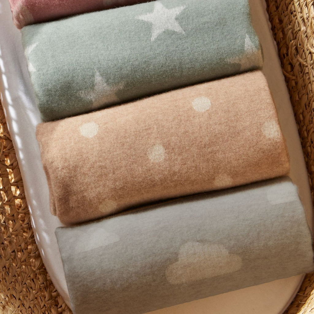 Merino Wool Baby Blanket - Spot