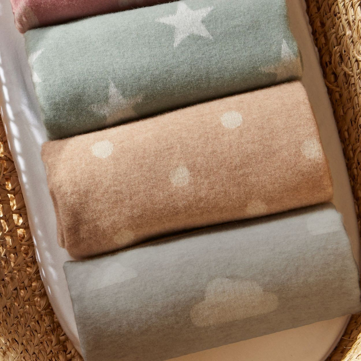 Merino Wool Baby Blanket - Spot