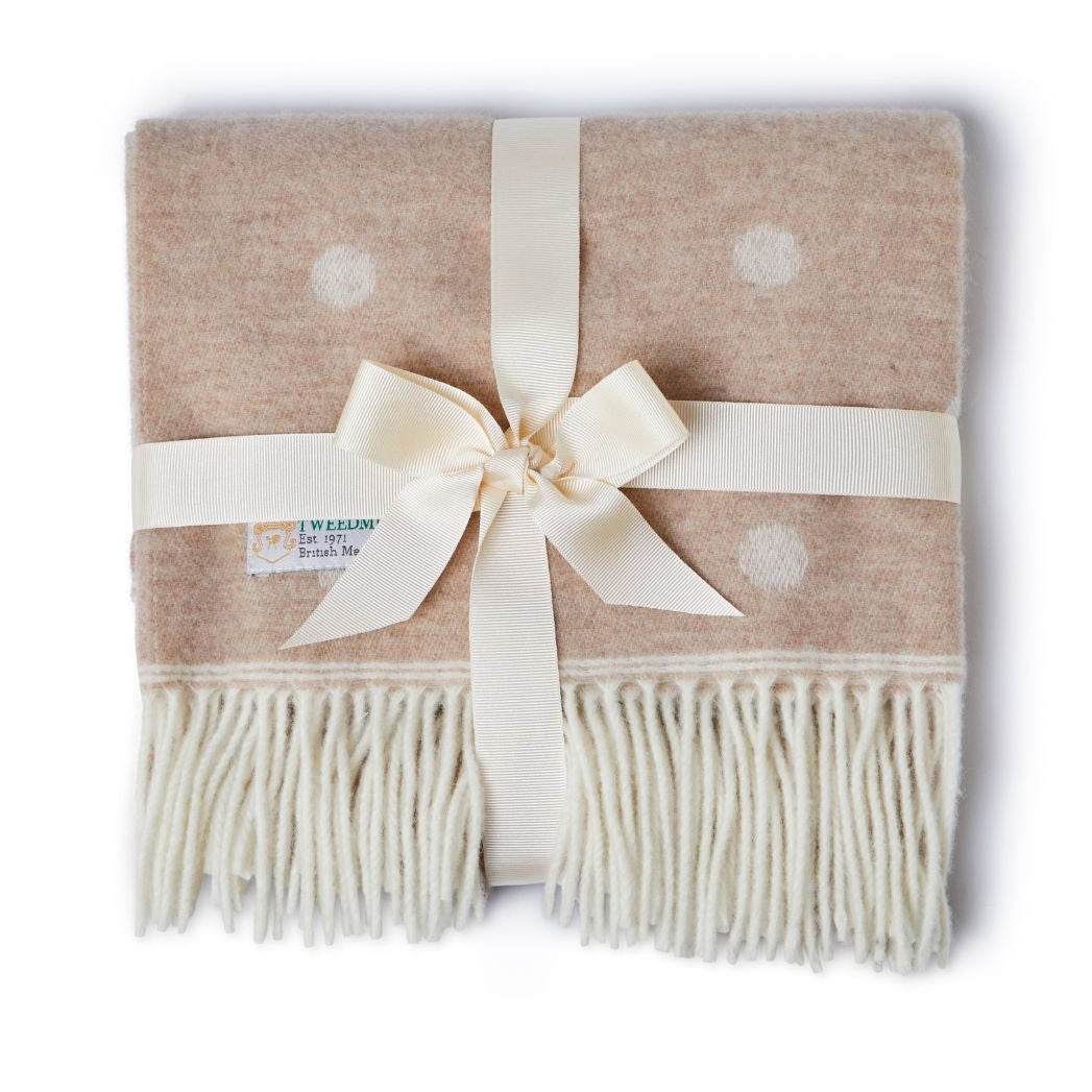 Merino Wool Baby Blanket - Spot